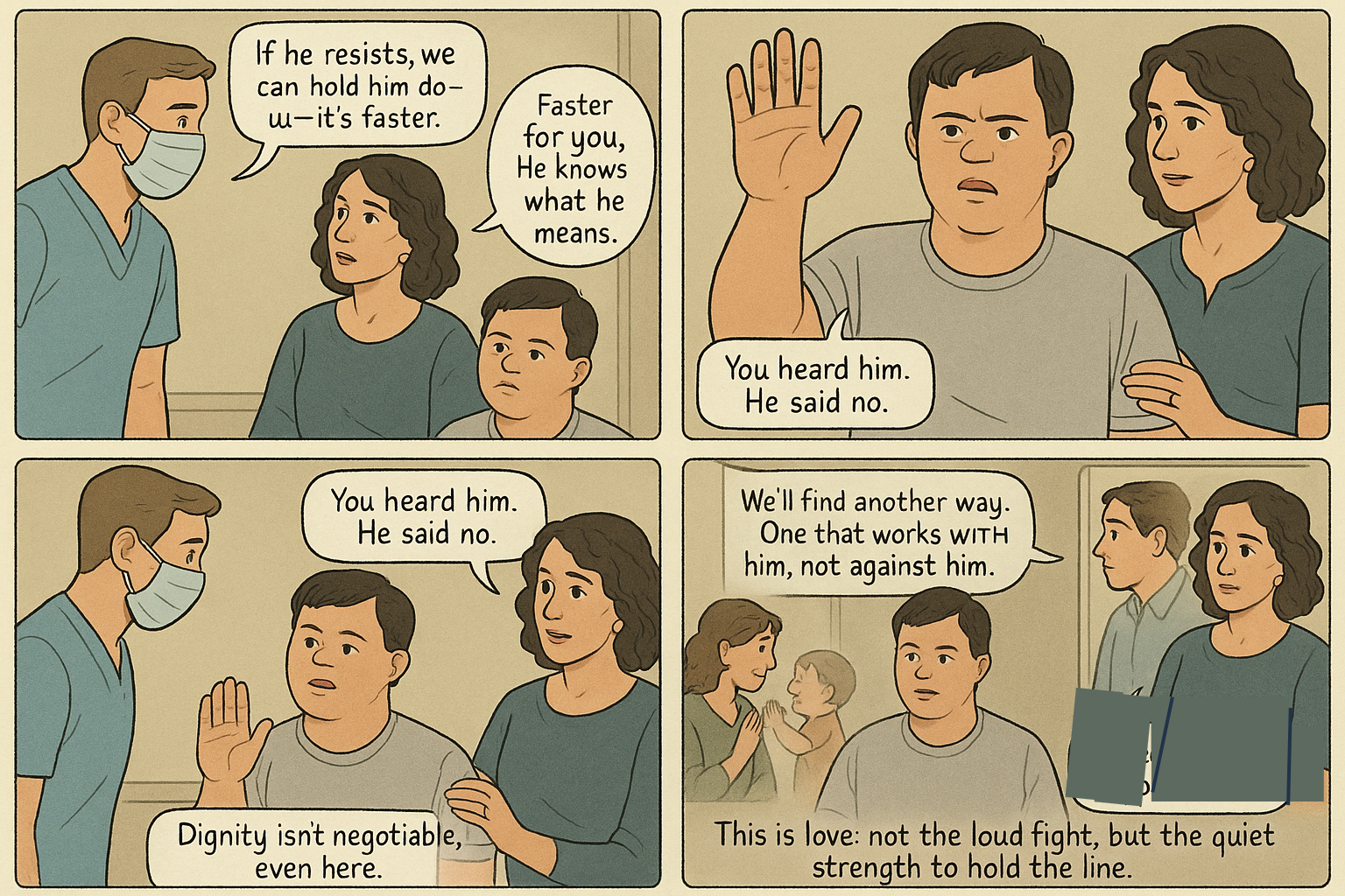 Dignity isn’t negotiable sticker