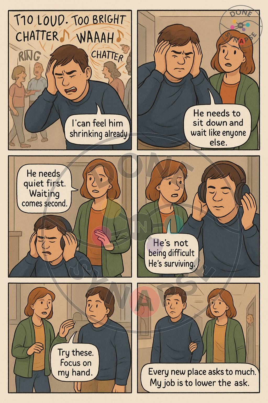 Quiet first. Waiting comes second. sticker